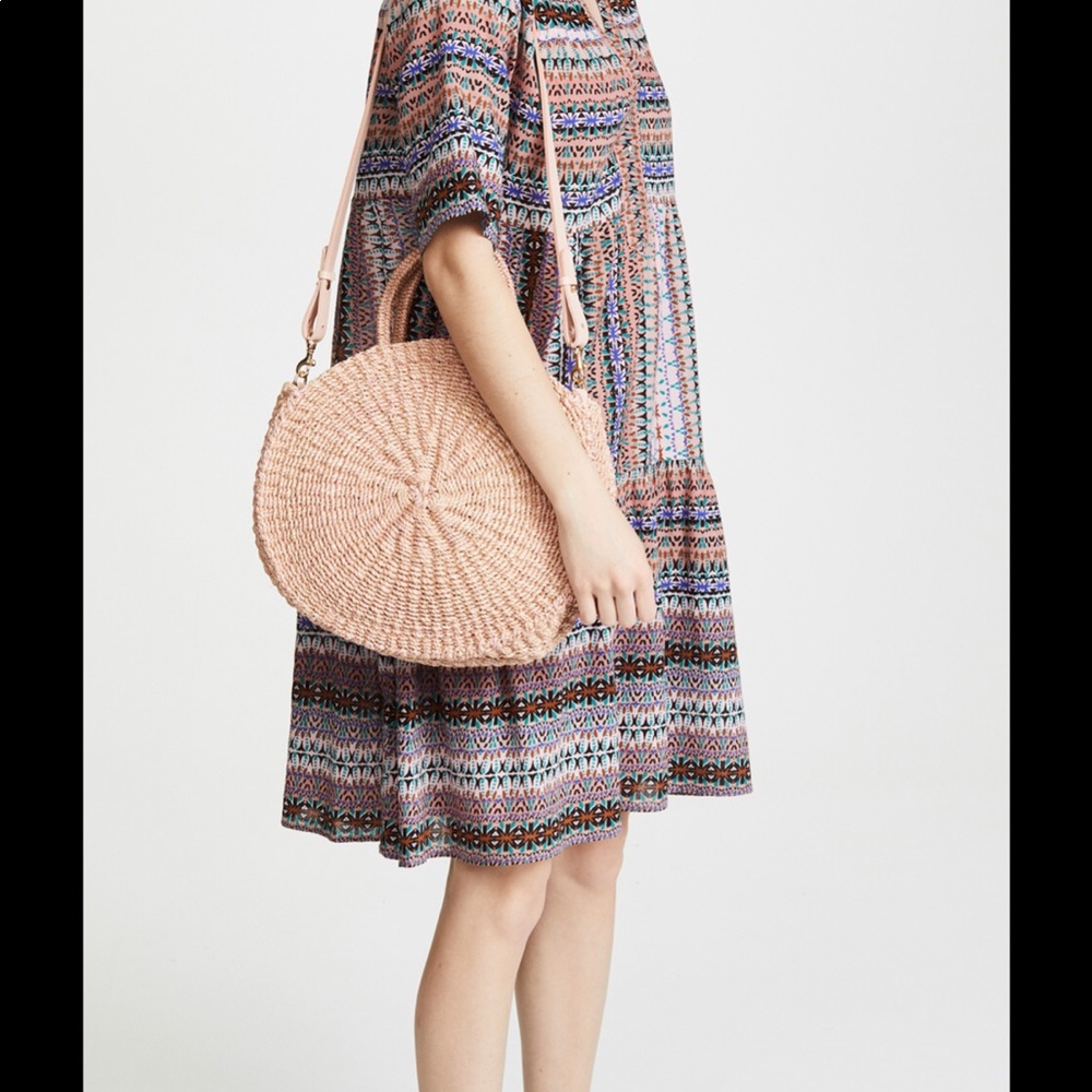 Clare V Alice Circle Straw Bag